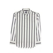 Robert Graham 'Cheapside' Men's Striped Button Down Shirt Sport (Large, White)