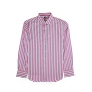 Robert Graham Fore Street Mens Striped Button Down Shirt (Large, Multi-Color)