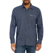 Robert Graham MEN Kalispell Geo Print Tailored Fit Button Down Shirt