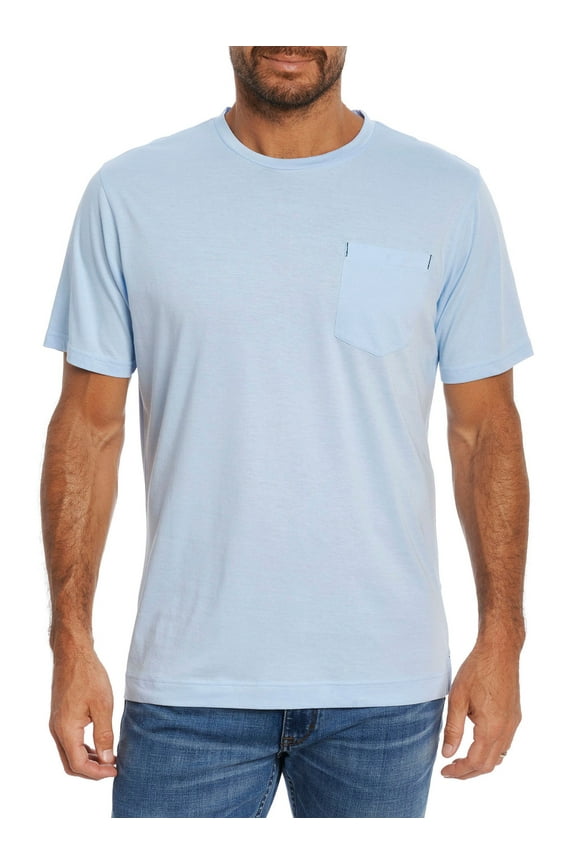 Men's Myles S/S Knit Tshirt Soft Blue XSmall