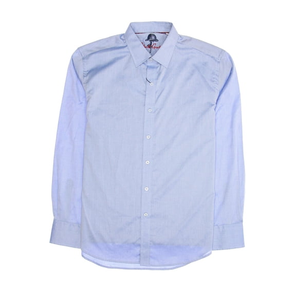Robert Graham Men's Pinstripe Button Down Shirt Sport (Medium, Blue)