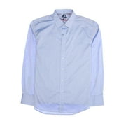 Robert Graham Mens Pinstripe Button Down Shirt Sport Medium, Blue