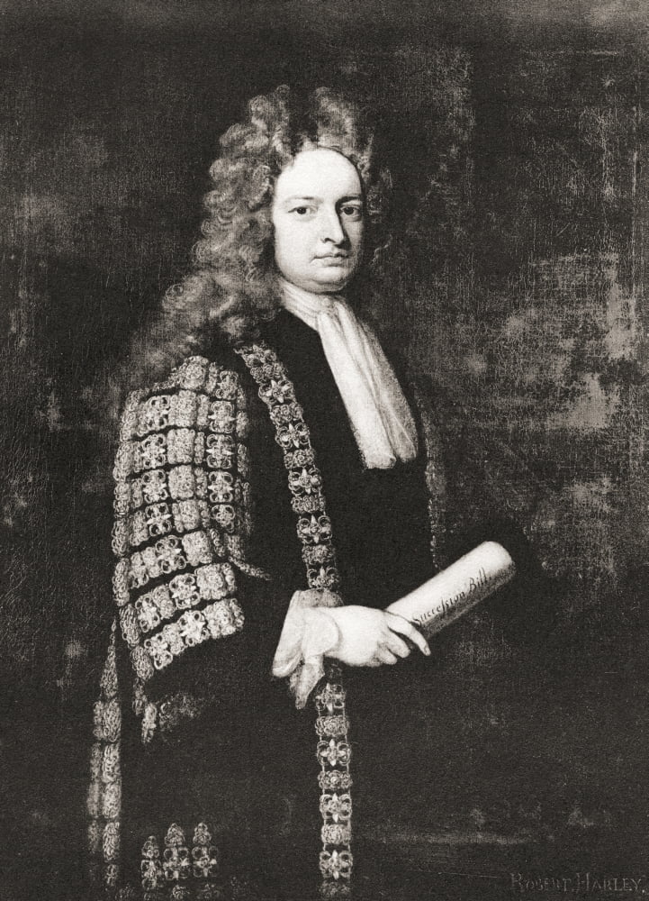 Robert Harley 1st Earl of Oxford and Earl Mortimer 1661 Canvas Art - Ken Welsh  Design Pics (11 x 16)