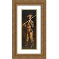 thumbnail image 1 of Robert Henri 2x Matted 14x24 Gold Ornate Framed Art Print 'El Picador (Antonio Banos Calero) ', 1 of 2