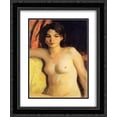 thumbnail image 1 of Robert Henri 2x Matted 20x24 Black Ornate Framed Art Print 'Portrait of Doris Trautman', 1 of 2