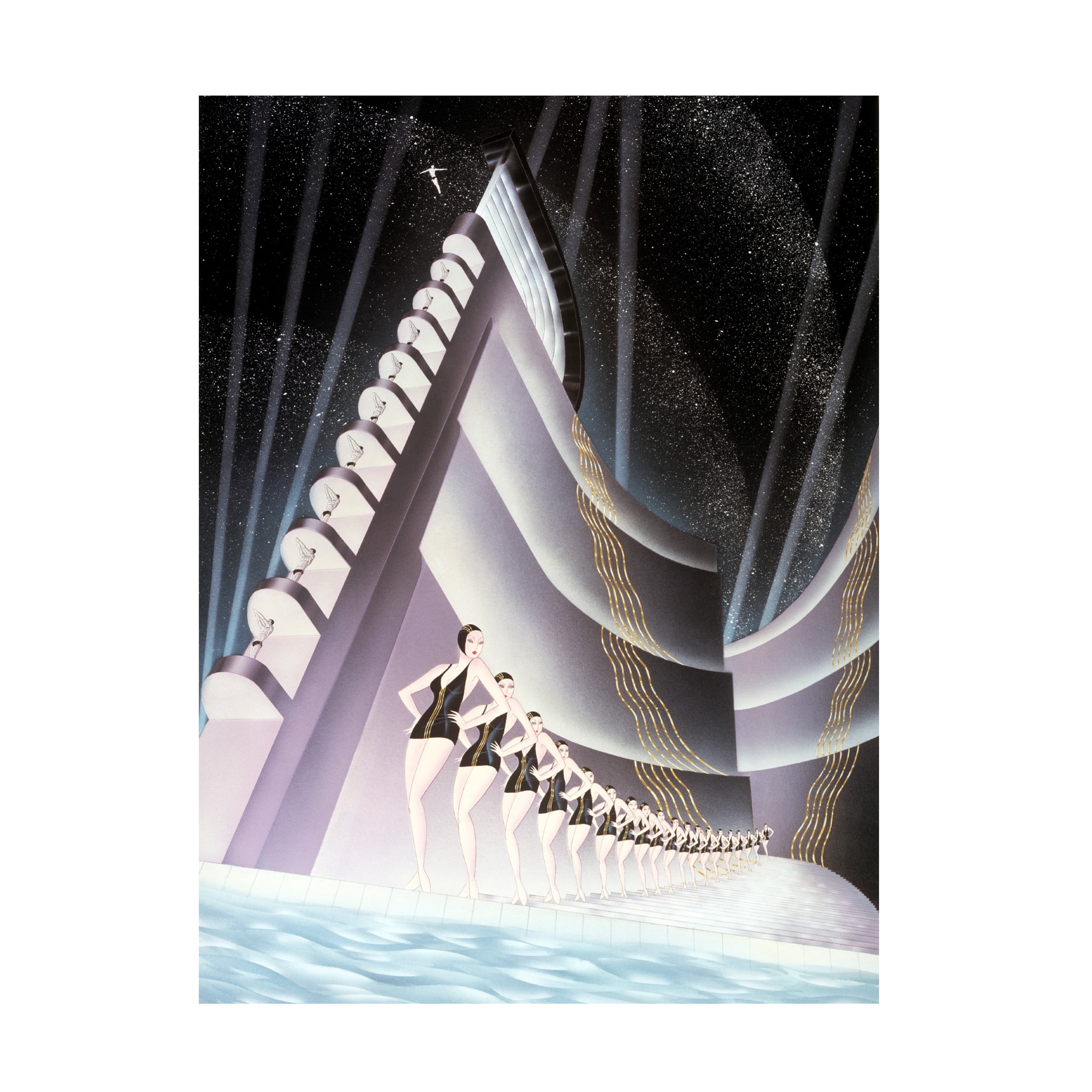 Robert Hoppe 'Aquacade' Canvas Art