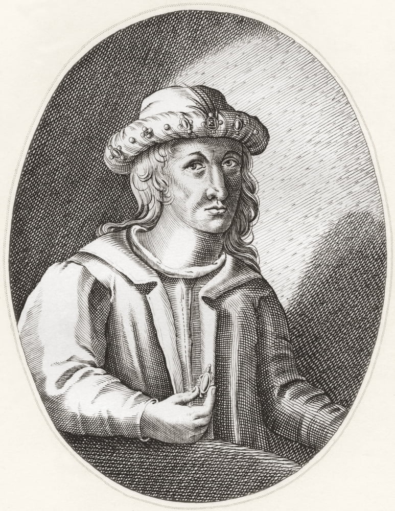Robert III of Scotland born John Stewart aka Earl of Carrick 1337 Canvas Art - Ken Welsh Design Pics (12 x 16)