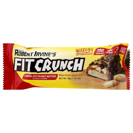 Robert Irvine Fit Crunch Peanut Butter Bar, 1.62 oz. (Pack of 10)