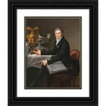thumbnail image 1 of Robert Jacques François Lefèvre 12x14 Black Ornate Wood Framed Double Matted Museum Art Print Titled: Jean-Baptiste-Claude Odiot (1822), 1 of 5