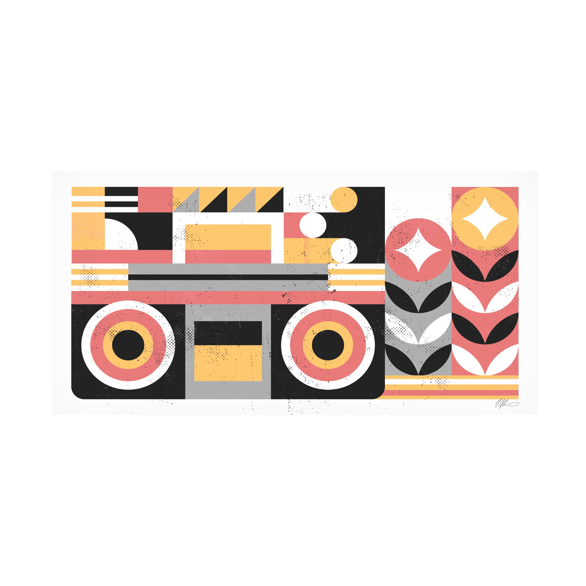 Robert John Paterson 'Abstract Boombox' Canvas Art
