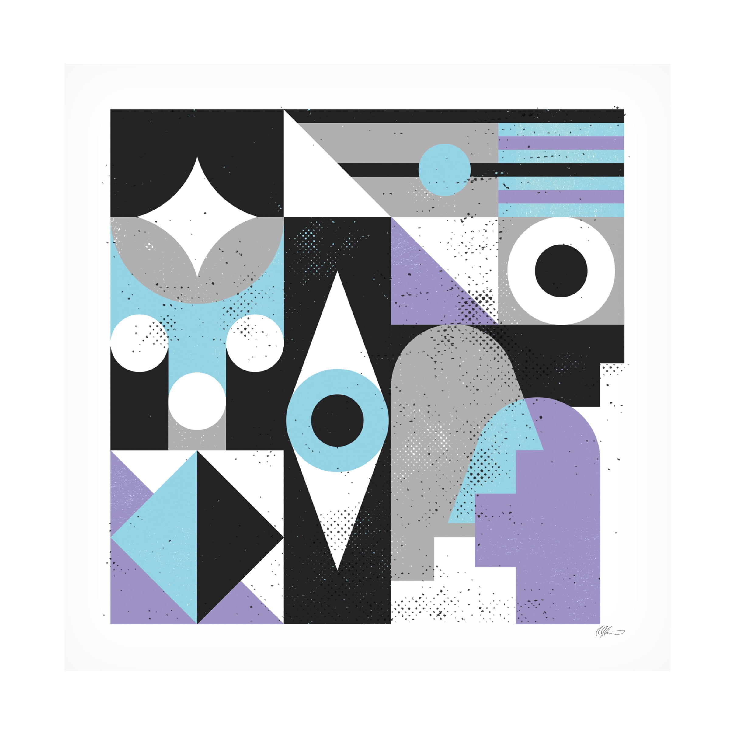 Robert John Paterson 'Abstract Eyes' Canvas Art