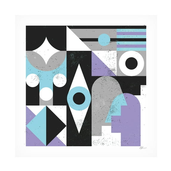 Robert John Paterson 'Abstract Eyes' Canvas Art