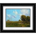 thumbnail image 1 of Robert Julian Onderdonk 2x Matted 24x20 Black Ornate Framed Art Print 'Late Afternoon', 1 of 2