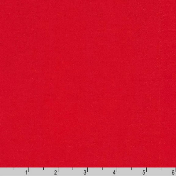 Cotton Kona Cotton Solid Red Robert Kaufman Red Cotton Fabric Print by the Yard (K001-1308RED)