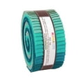 thumbnail image 1 of Robert Kaufman Kona Cotton Solids Midnight Oasis Roll Up 2.5" Precut Fabric Quilting Strips RU-442-40, 1 of 2