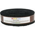 thumbnail image 1 of Robert Kaufman SS-101-40 Kona Solids Skinny Strips, 40 Piece, Black, 1 of 2