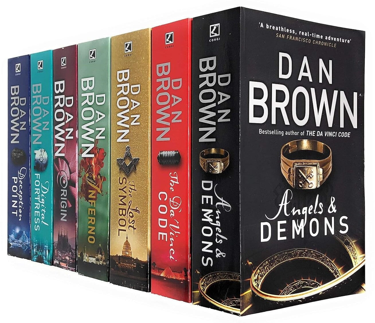 Robert Langdon Series Collection 7 Books Set By Dan Brown - Fiction - Paperback
