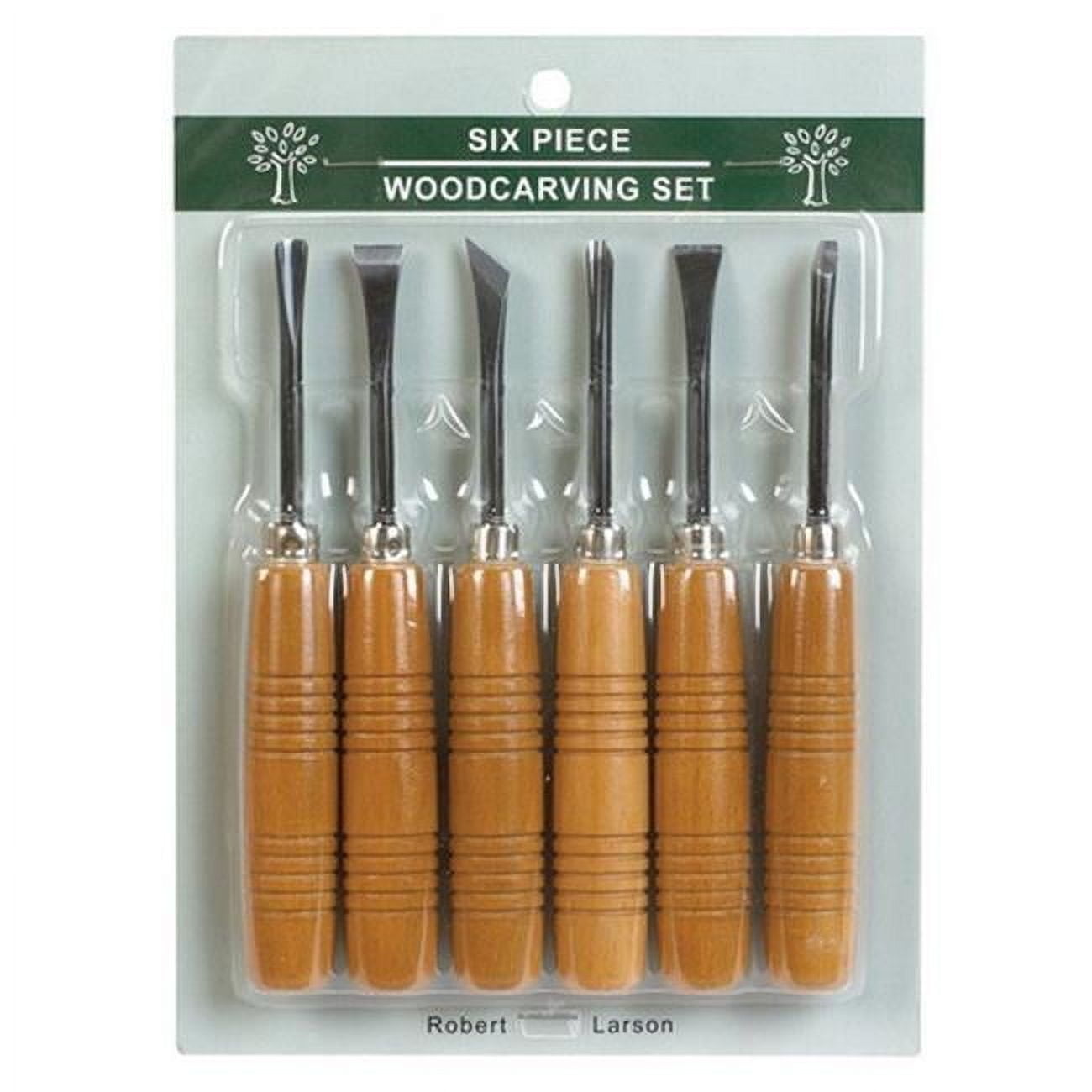 Robert Larson 765-5000 6 Piece Wood Carving Tool Set