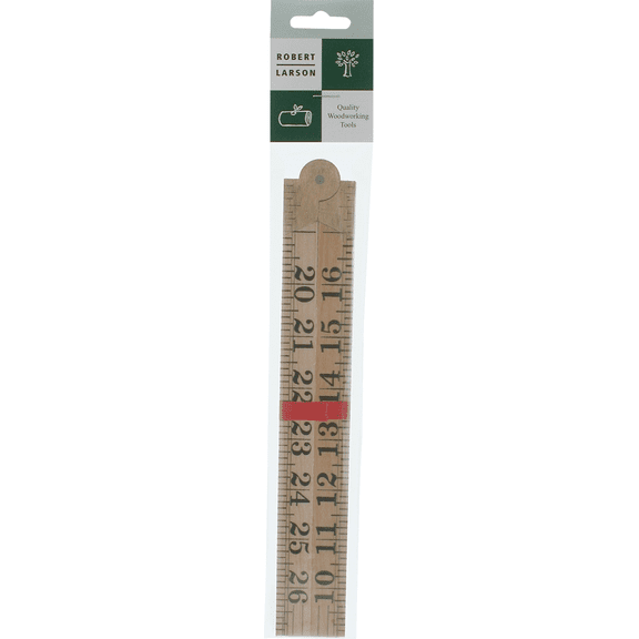 Robert Larson Boxwood Folding Rule - Single Pack Home & Garage Storage, Stackable Design