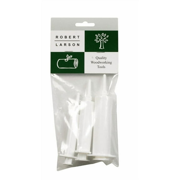 Robert Larson Plastic White Syringes 51 cc