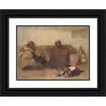 thumbnail image 1 of Robert Lee Maccameron 18x14 Black Ornate Wood Framed Double Matted Museum Art Print Titled - Two Men of Tangiers (1908), 1 of 5