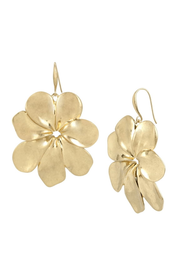 Soho Sculptural Flower Drop Earrings