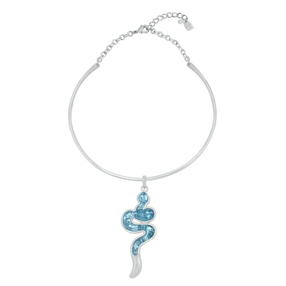 Robert Lee Morris Soho Snake Wire Collar Necklace, 17" Length