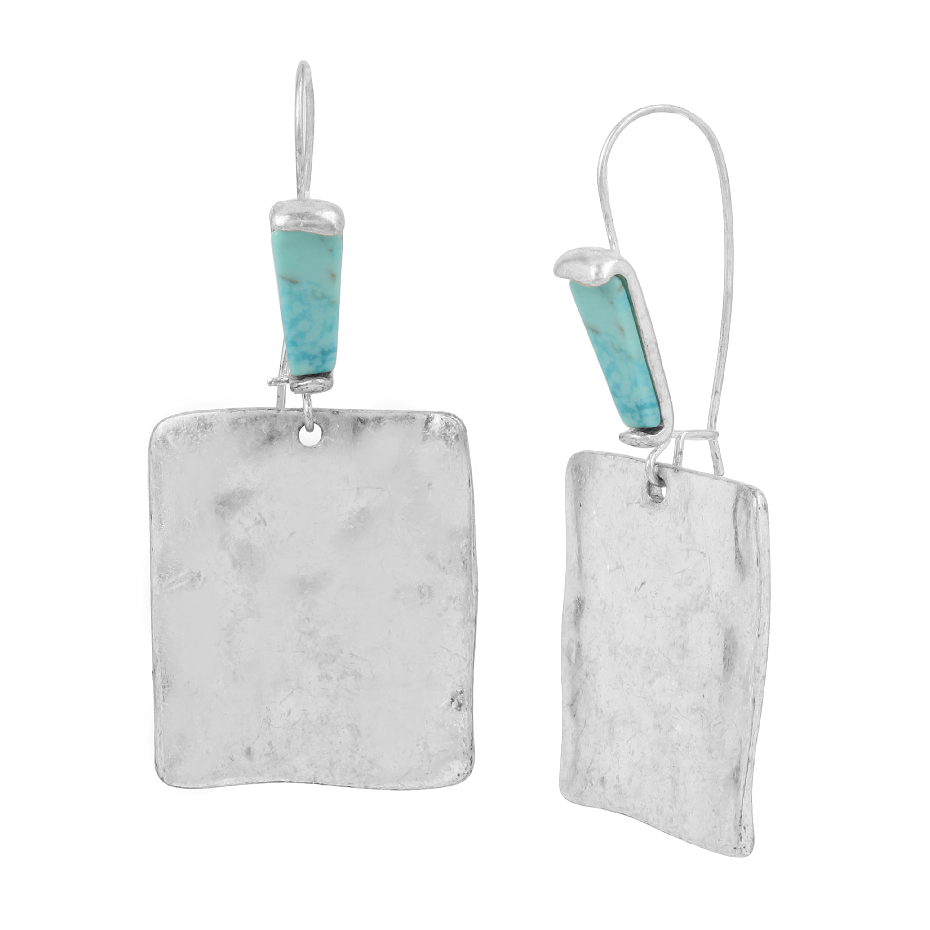 Robert Lee Morris Soho Square Dangle Earrings