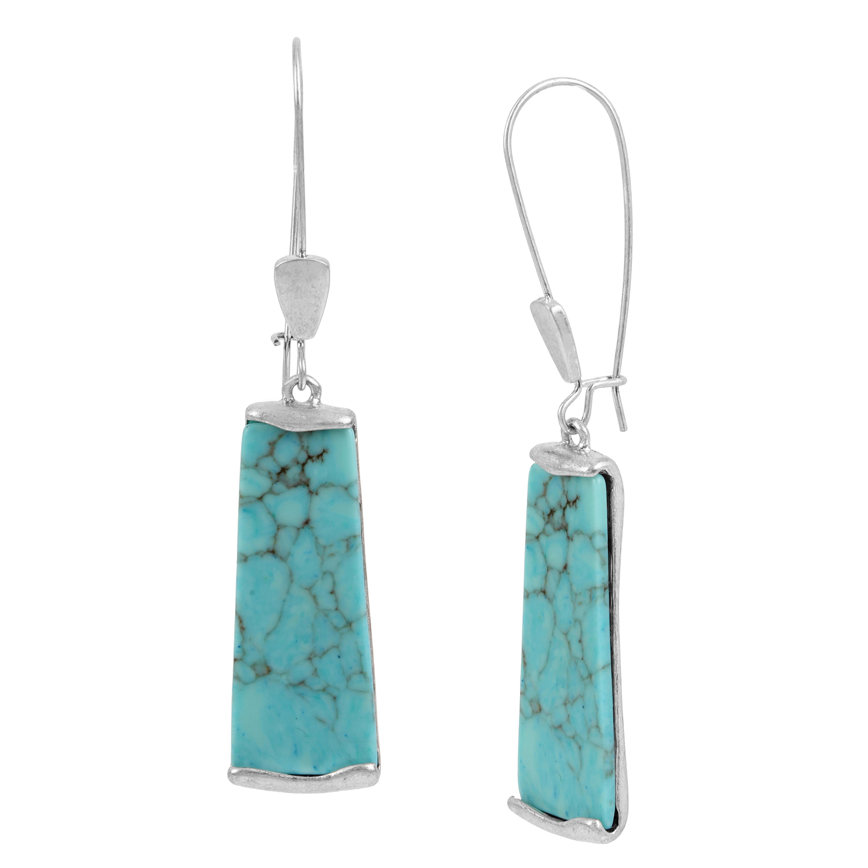 Robert Lee Morris Soho Turquoise Dangle Earrings