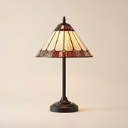 Robert Louis Tiffany Albany 19 3/4" Tiffany Style Art Glass Table Lamp