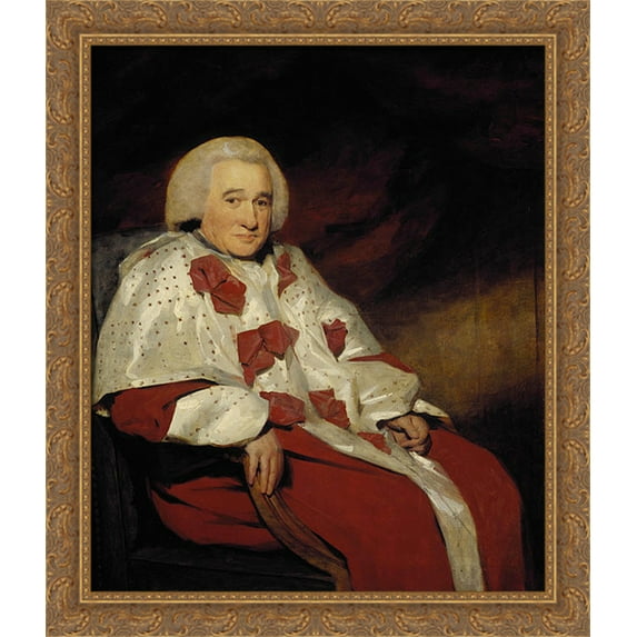 Robert Macqueen, Lord Braxfield 28x34 Large Gold Ornate Wood Framed Canvas Art by Henry Raeburn