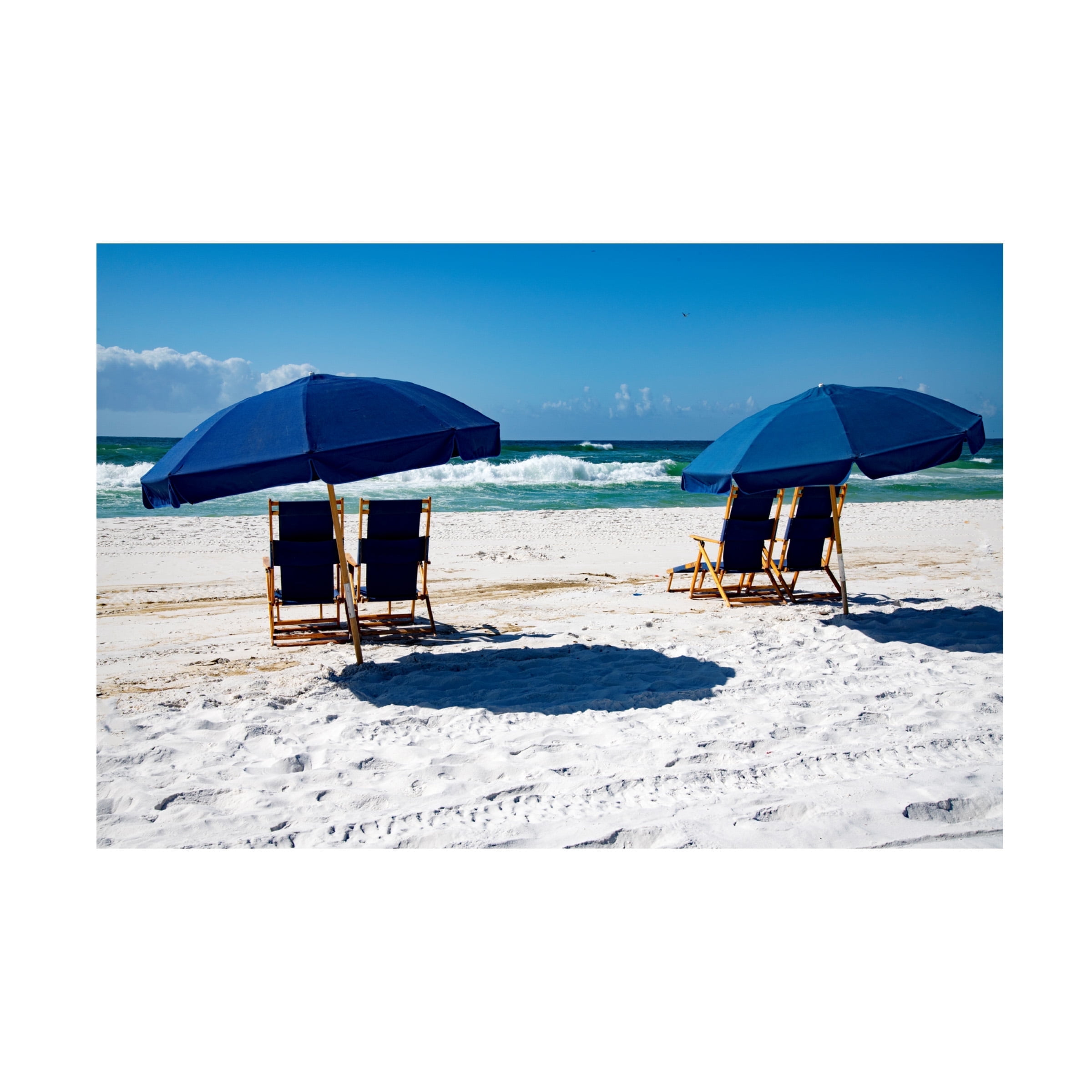 Robert Michaud Beach Umbrella Landscape Canvas Print, 19 x 12 Inches