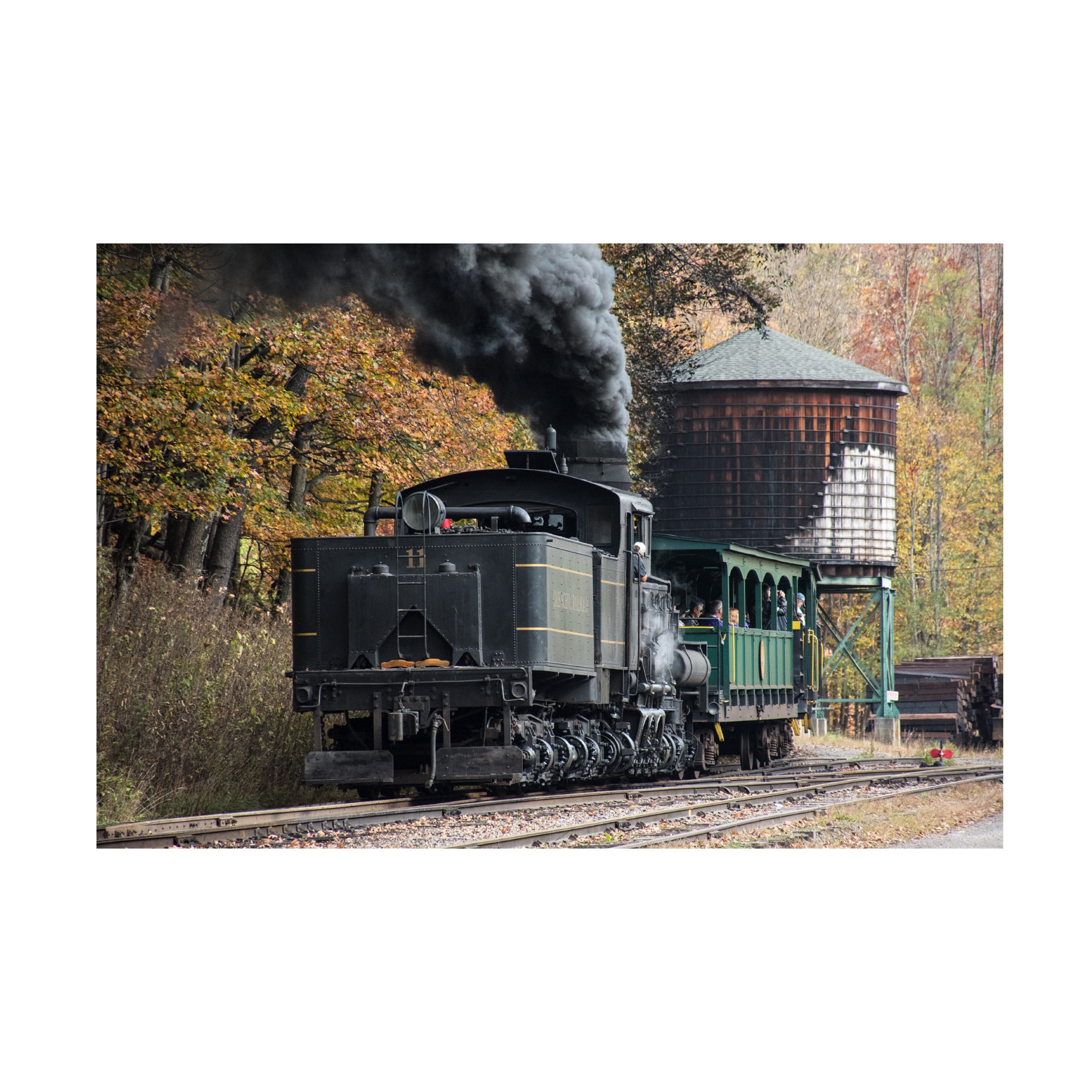 Robert Michaud 'Cass Scenic Railroad 1' Canvas Art