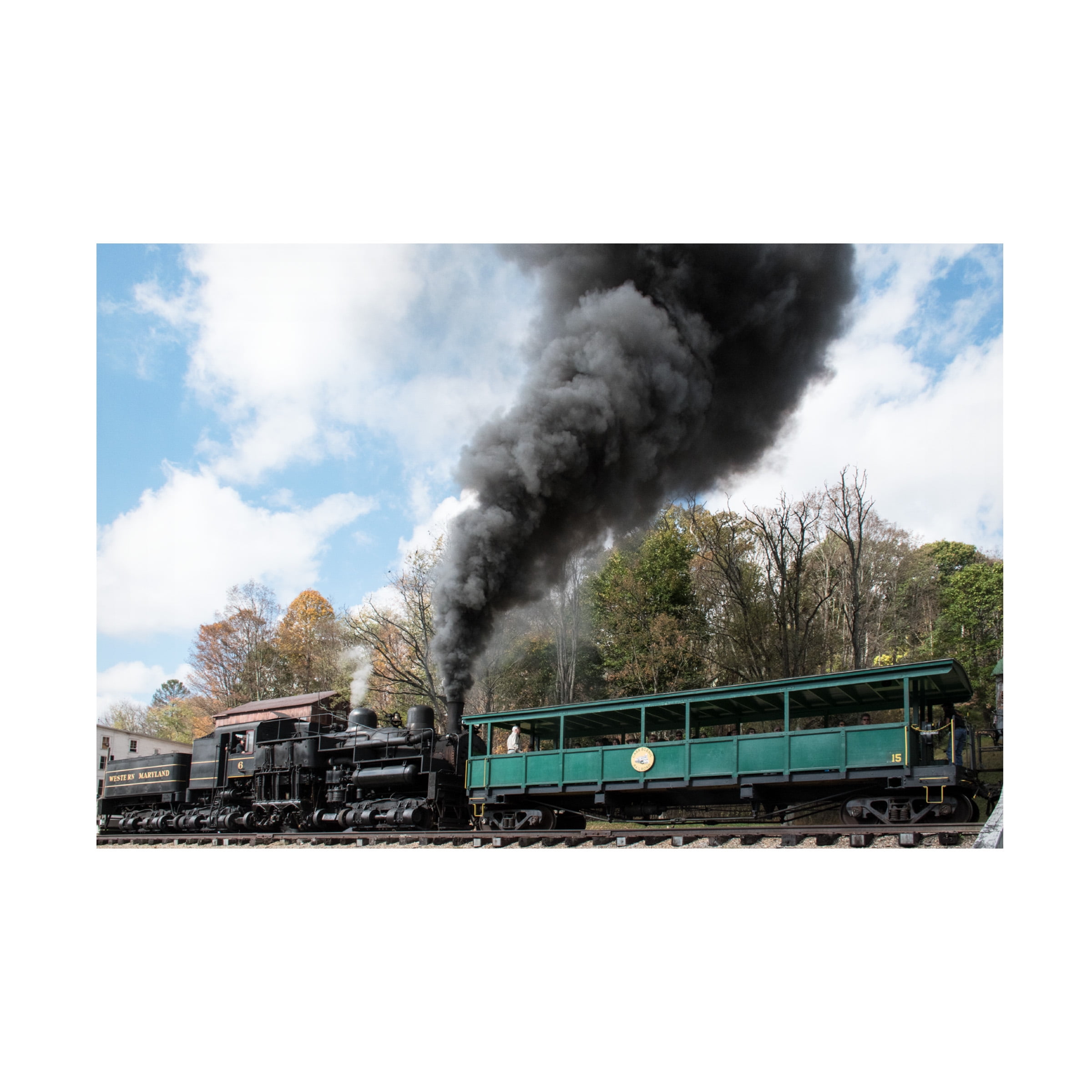 Robert Michaud 'Cass Scenic Railroad 3' Canvas Art