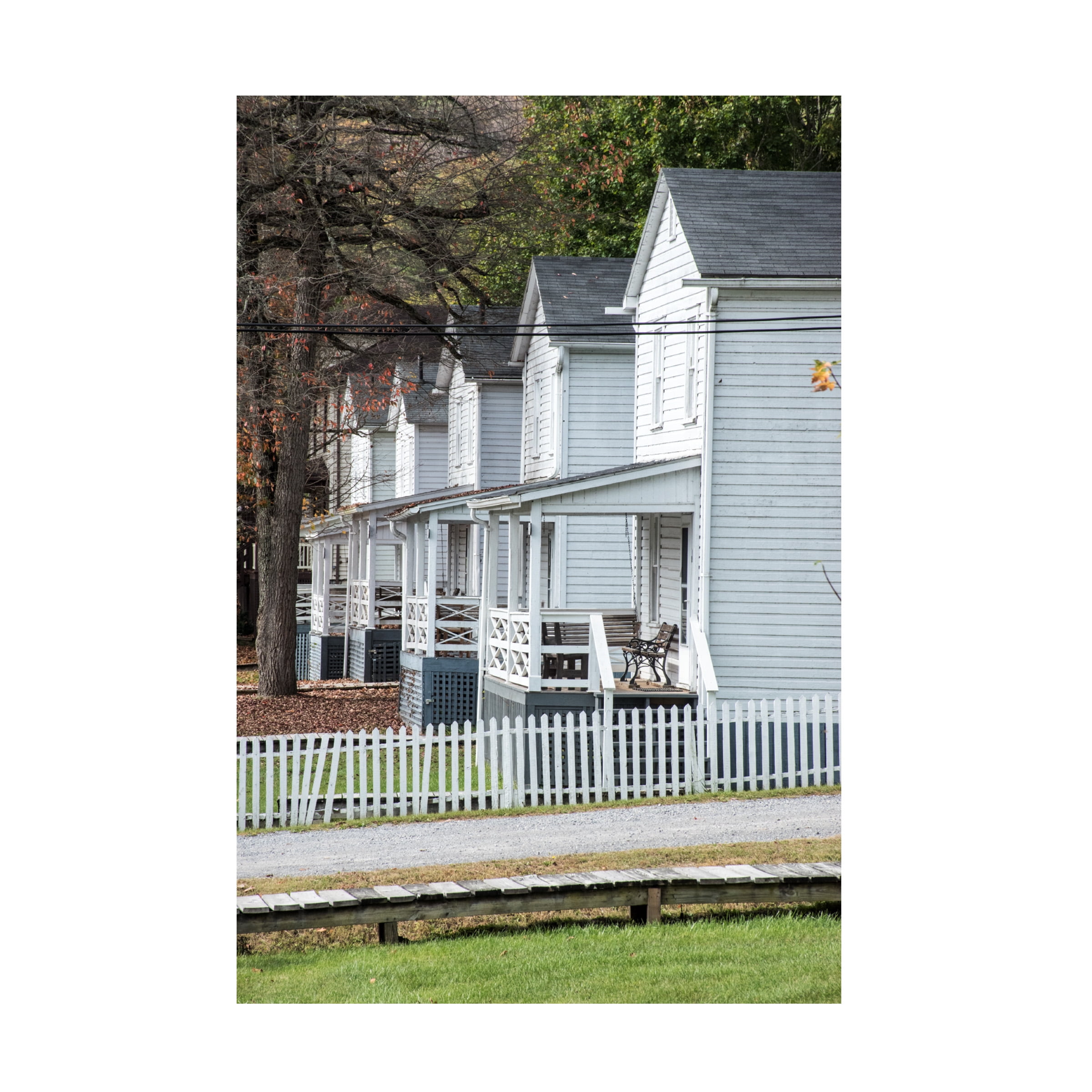Robert Michaud 'Company Houses Cass 1' Canvas Art