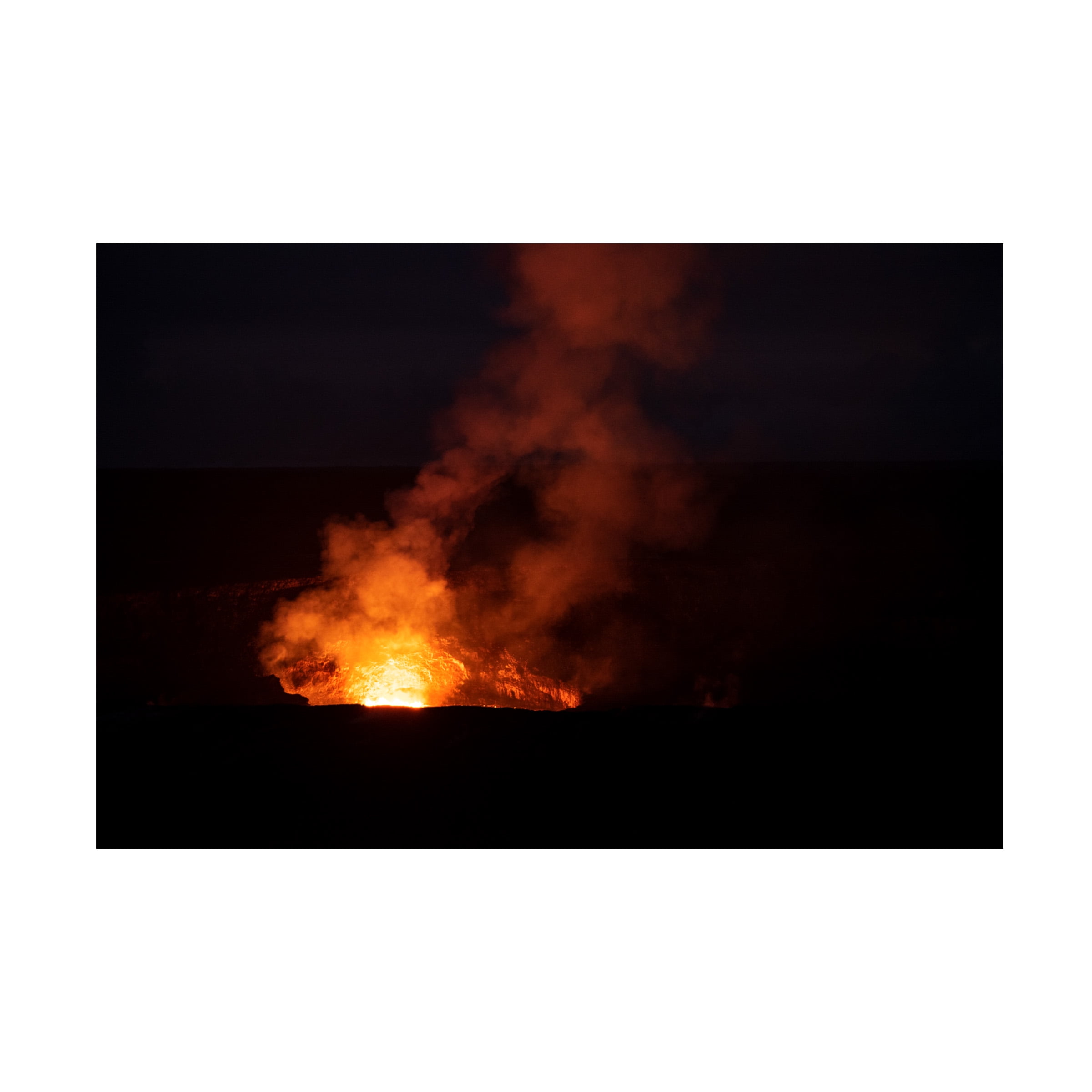 Robert Michaud 'Kilauea Lava Lake' Canvas Art