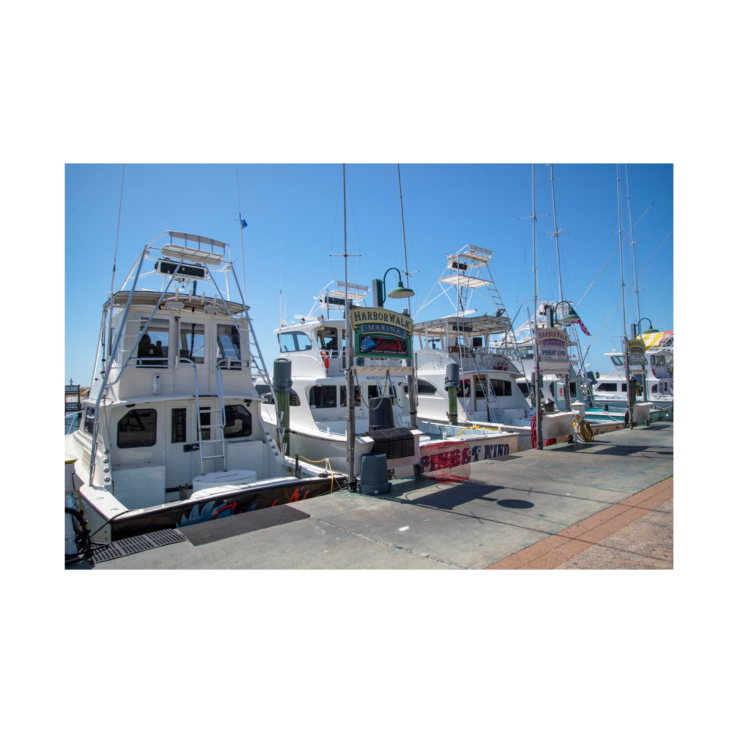 Robert Michaud 'Sport Fishing Boats Destin' Canvas Art