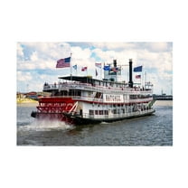 Robert Michaud 'Steamboat Natchez' Canvas Art