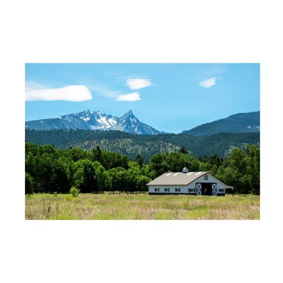 Robert Michaud 'Trapper Peak' Canvas Art