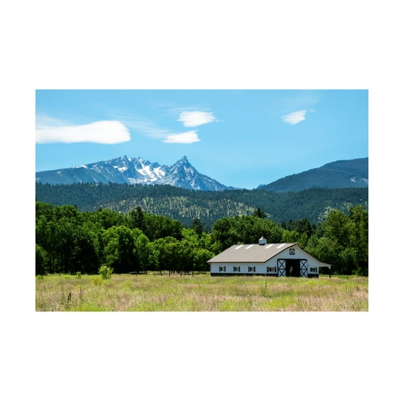 Robert Michaud 'Trapper Peak' Canvas Art