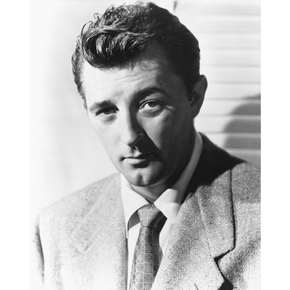 Robert Mitchum Enigmatic Portrait In Suit 1950's 24x36 Classic Hollywood Poster