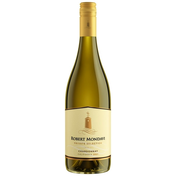 Robert Mondavi Private Selection Chardonnay White Wine, 750ml Bottle, 13.5% ABV