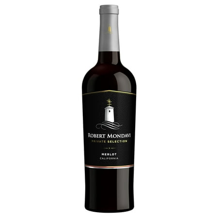 Robert Mondavi Private Selection Merlot California Red Wine, 750 ml Bottle, 13.5% ABV