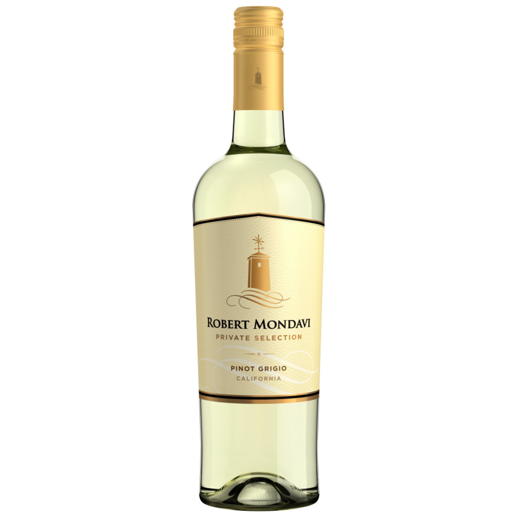 ROBERT MONDAVI PRIVATE SELECTION Robert Mondavi Private Select Pinot Grigio California White Wine, 750 ml Bottle, 12.5% ABV