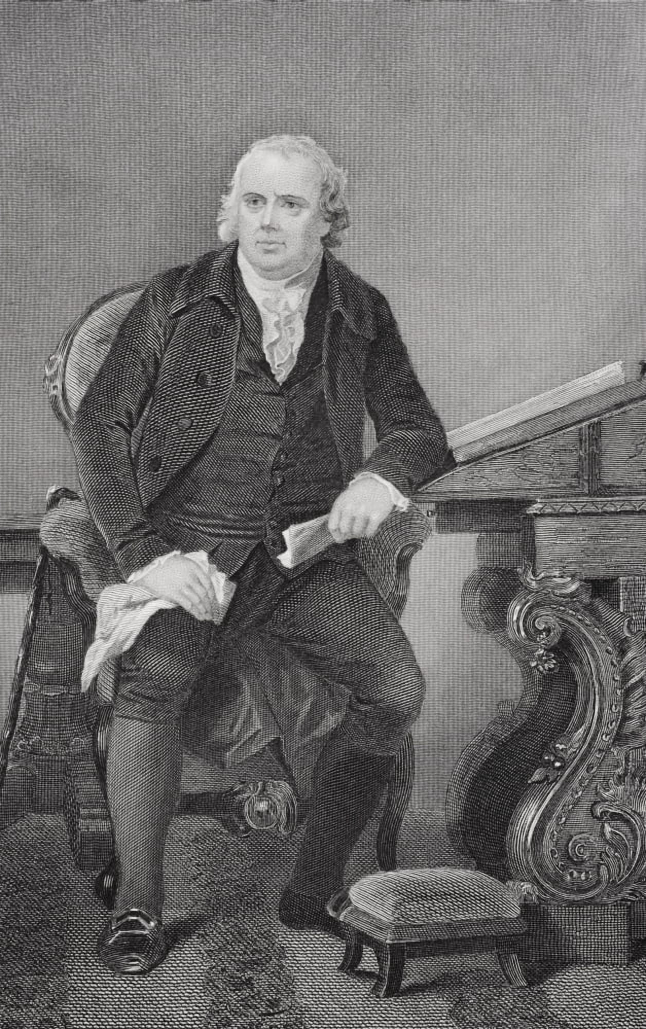 Robert Morris 1734-1806 American Merchant And Banker Known As The Financier Of The American Revolution From Painting By Alonzo Chappel Canvas Art - Ken Welsh Design Pics (22 x 36)
