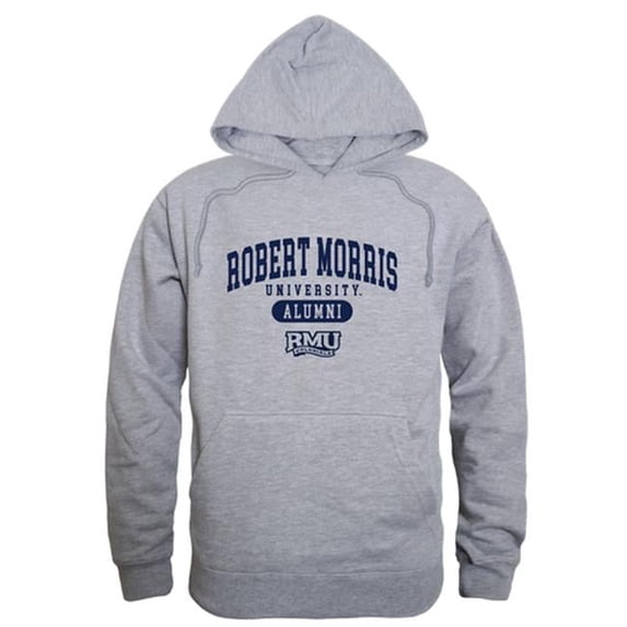 Robert Morris University Colonials Alumni Hoodie, Heather Grey - Large