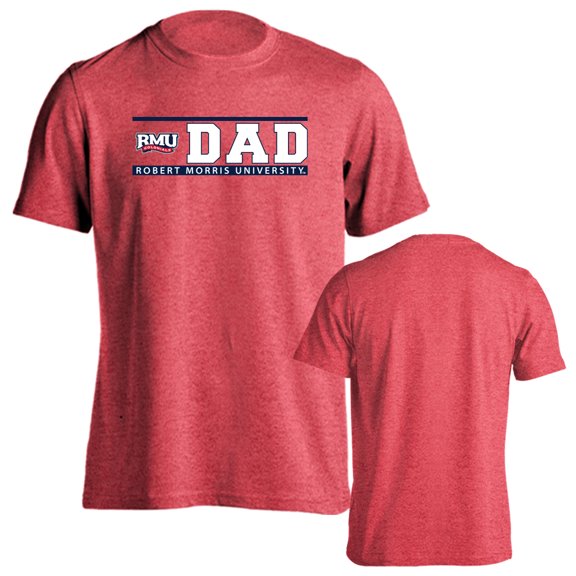Robert Morris University Colonials Dad Proud Parent Short Sleeve T-Shirt