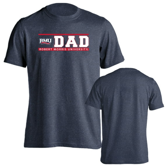 Robert Morris University Colonials Dad Proud Parent Short Sleeve T-Shirt