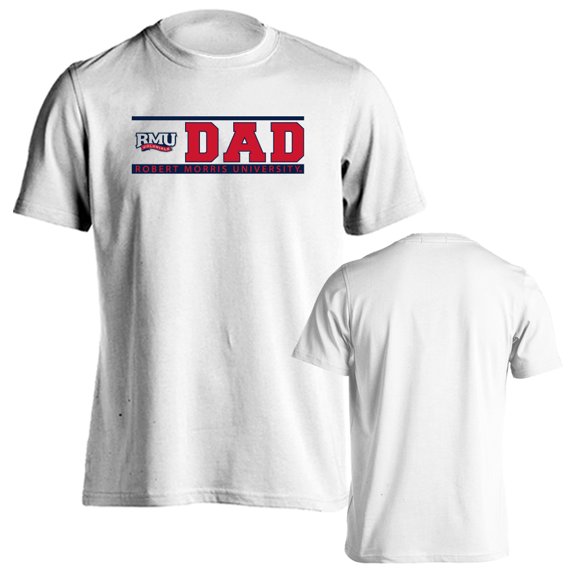 Robert Morris University Colonials Dad Proud Parent Short Sleeve T-Shirt