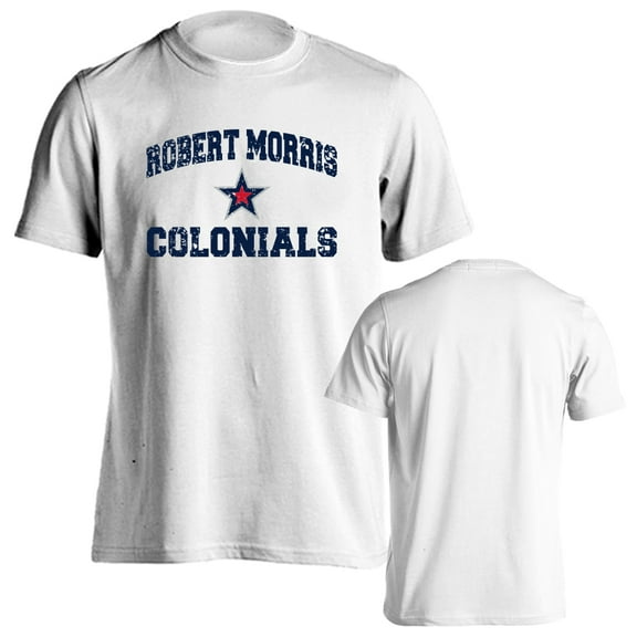 Robert Morris University Colonials Distressed Retro Short Sleeve T-Shirt